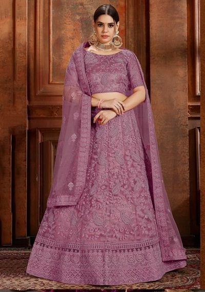 Thread Embroidey Designer lehenga