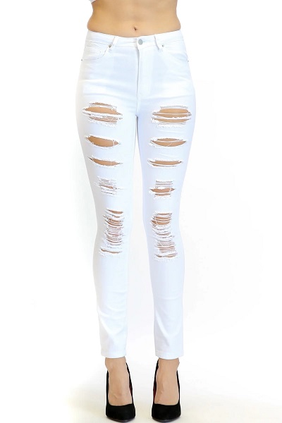 White pair of Casual Jeans
