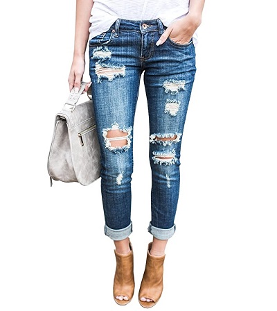 Women’s Casual Ripped Jeans