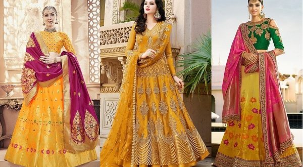 Latest 20 Yellow Lehenga Choli Designs Trending (2023) - Tips and Beauty