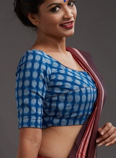 Simple Printed Cotton Blouse For Daily Wear Sarees