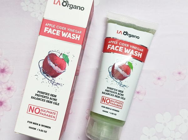 LA Organo Apple Cider Vinegar Face Wash Review 1