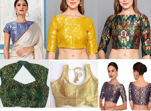 brocade blouse designs