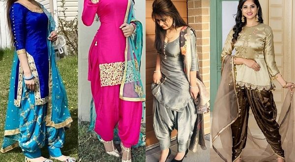Latest And Beautiful Patiala Salwar with Different Styles Kurti Design -  YouTube