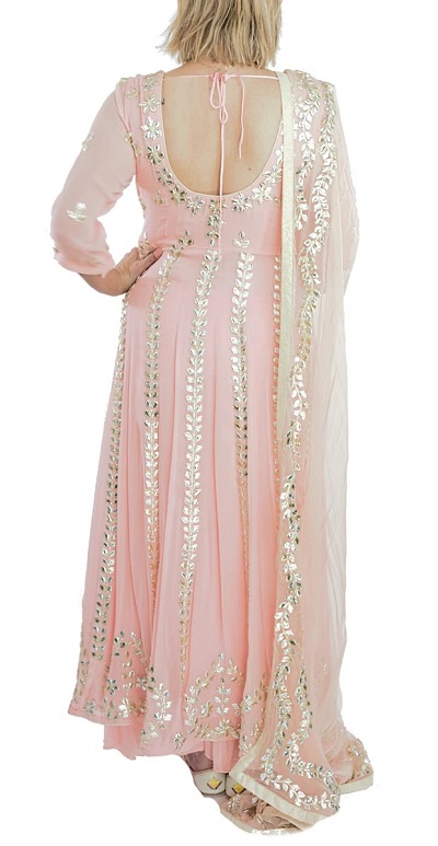 Anarkali Suit with Gota Patti design