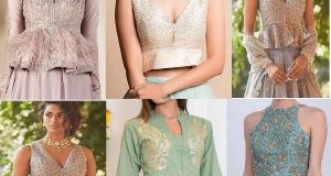 Best peplum style blouse designs