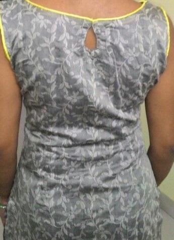 Daily wear kurti neckline pattern