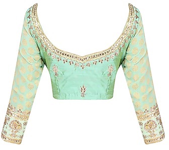 Designer Elegant Silk Full Sleeves Blouse