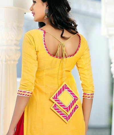 kurti back latkan design