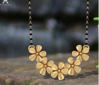 Floral Beauty Mangalsutra Pattern