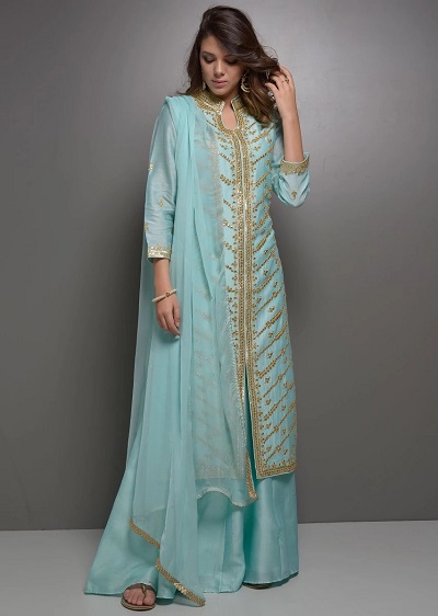 Heavy Gota Work Kameez Suit Set