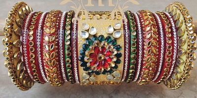 Heavy Kundan And Stone Studded Kada