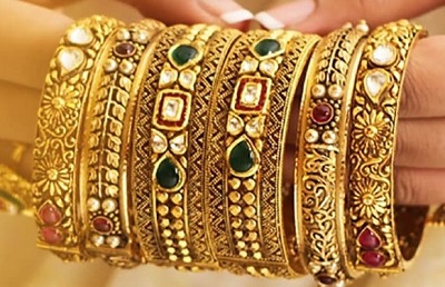 Kundan wedding bangles