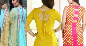 Latest Back Neck Designs For Kurti and Salwar Suits