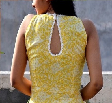 suit back neck design