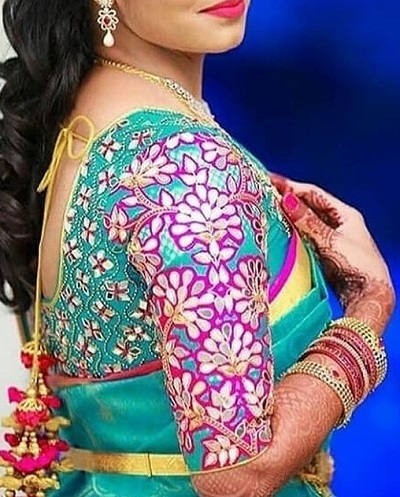 Pattu Silk Saree Blouse Design