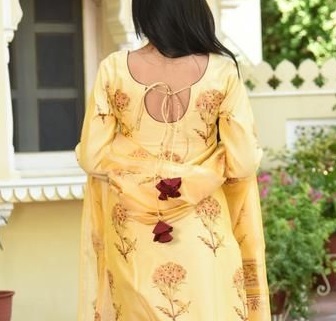 salwar suit back neck designs