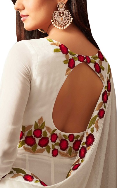 salwar suit back neck designs