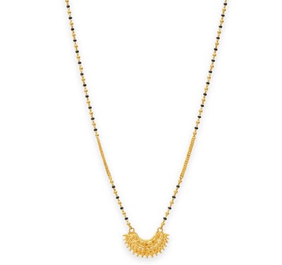 Simple And Stunning Gold Mangalsutra Style