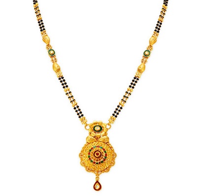 Traditional Rajasthani Gold Mangalsutra