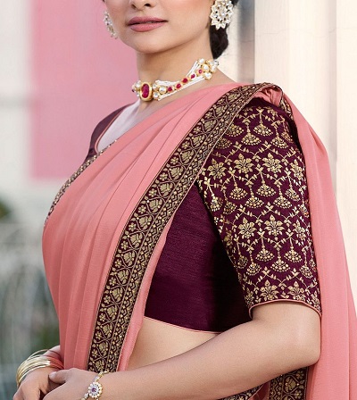 60 Latest Silk Blouse Designs for Sarees and Lehengas