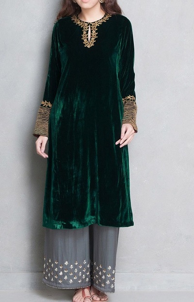 Anarkali Style velvet Kurti