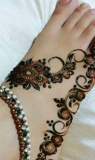 Beginner Friendly Arabic Mehndi For Feet