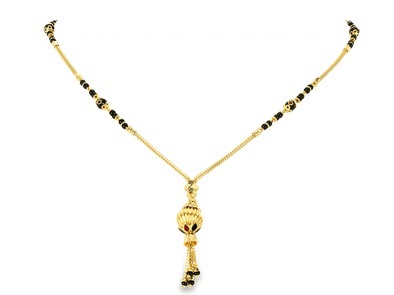 Dangling Bead Light Weight Daily Wear Mangalsutra Design