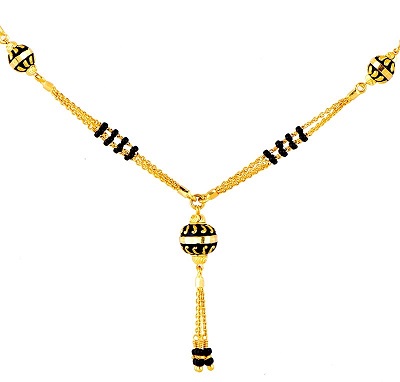 Double Chain Light Weight 10 Gram Mangalsutra Design