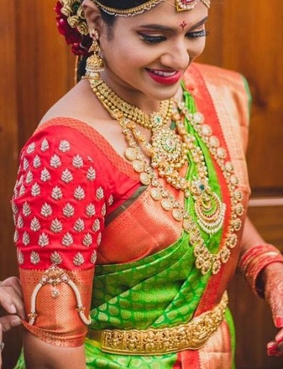 Elegant Silk Saree Blouse For Weddings