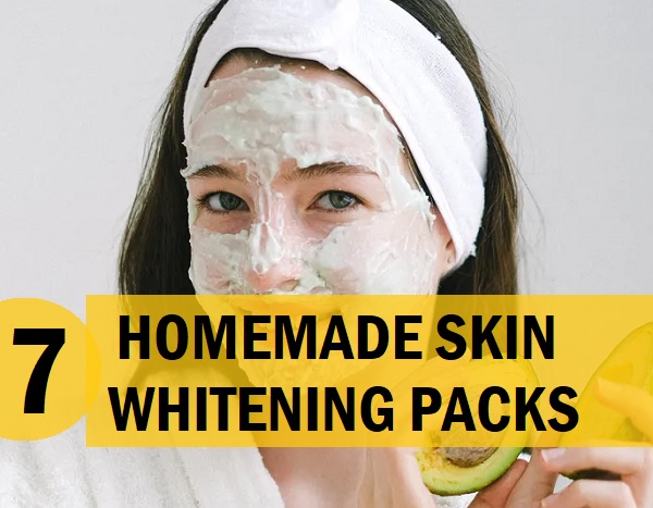 home made skin whitening packs