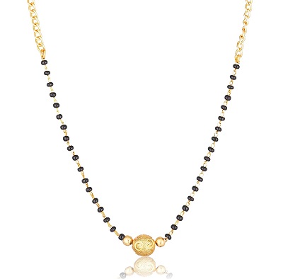 Stylish Daily Wear Mangalsutra With Single Gold Bead