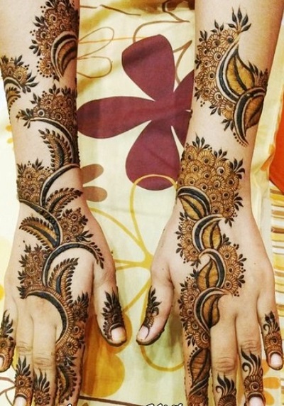 Stylish New Bridal Mehndi Pattern Latest Design