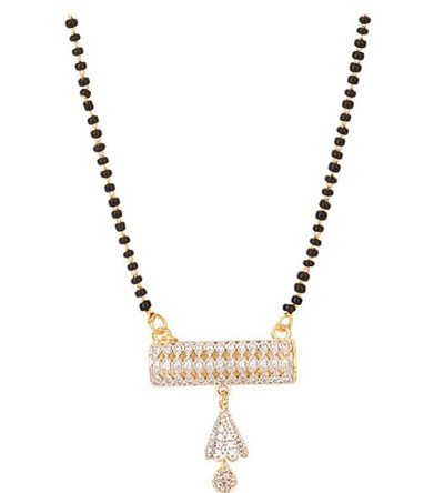 Stylish Pattern Pendant Mangalsutra Design