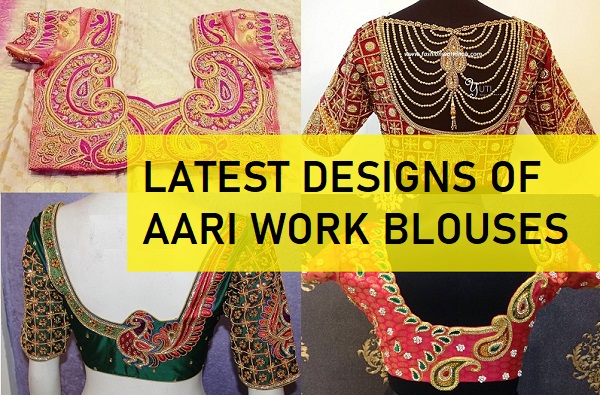 20 Beautiful Work Blouse Designs For Silk Sarees! – South India Fashion