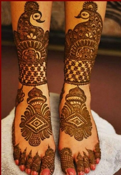 Stylish Pakistani Inspired Mehndi Design