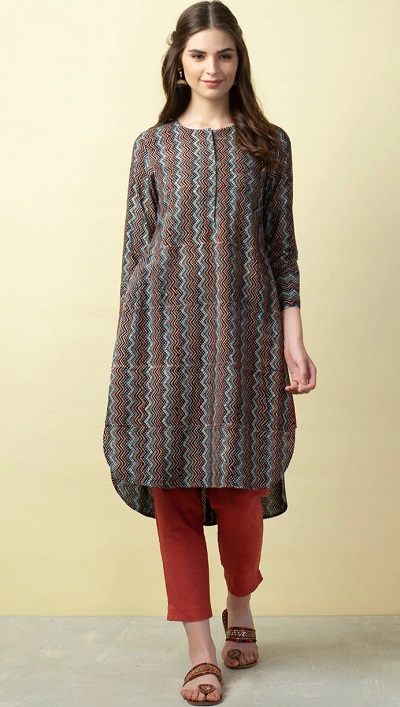 HOW TO STYLE A LOOSE KURTI WITH SOLID PANTS