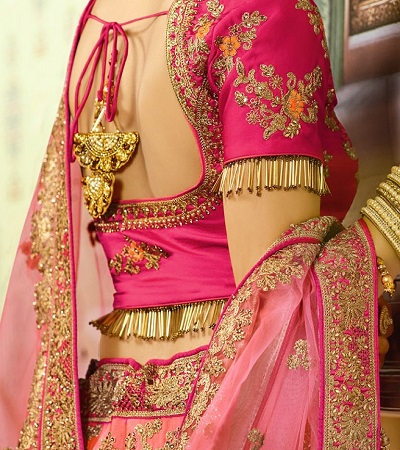 Lehenga blouse design