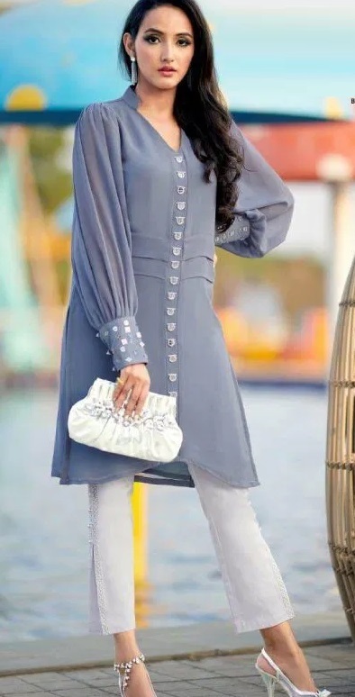 Kurta With Pants  25 Beautiful and Stylish Collection