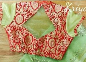 Latest 50 Banarasi Silk Blouse Designs For Silk Sarees and Lehengas ...