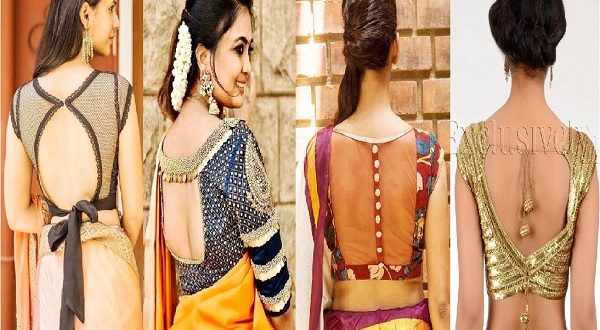 Latest 50 Blouse Back Neckline for Lehengas and Sarees (2022) - Tips ...