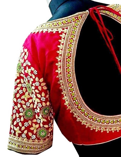 Kundan And Maggam Work Blouse For Brides