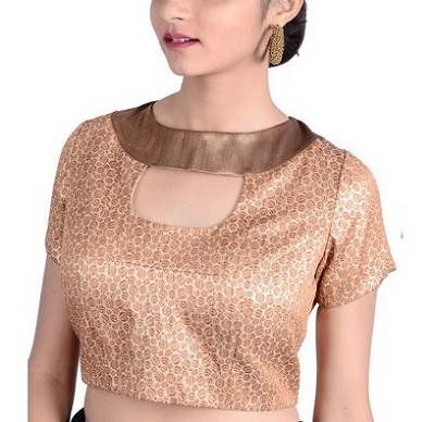 Round colored party wear blouse