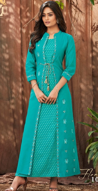 Designer kurta shrug dress for parties