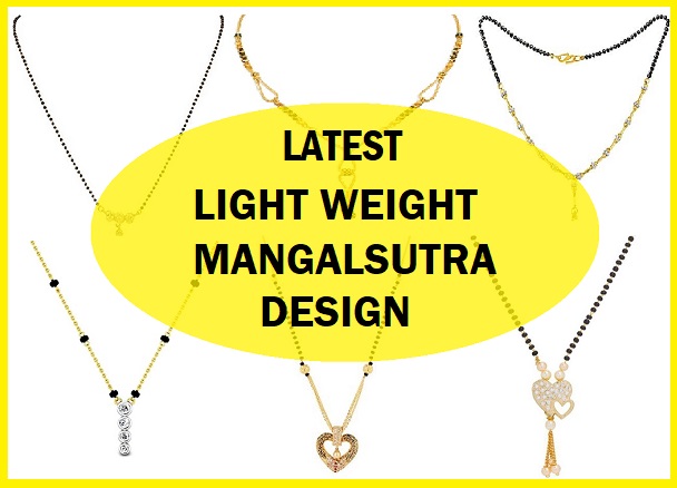 light weight gold mangalsutra design
