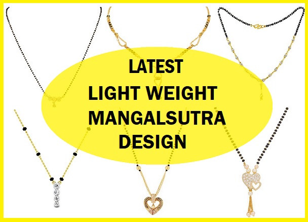 Gold mangalsutra with on sale weight