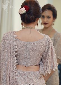 Latest 50 Bell Sleeve Saree Blouse Designs and Patterns (2022) - Tips ...