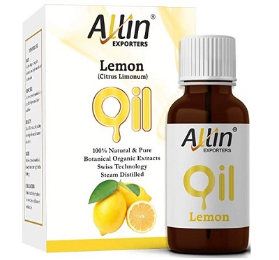 Allin Exporters Steam Distilled Lemon Essential Oil