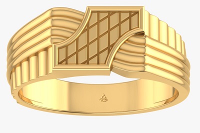 Attractive Gold Only Design For Men’s Ring