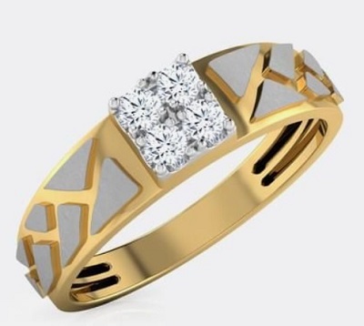 Attractive Gold Ring Design For Men